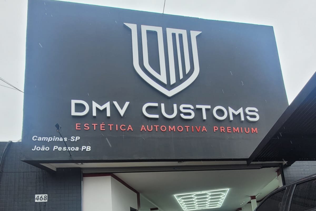 DMV Customs João Pessoa PB — fachada franquia Nordeste